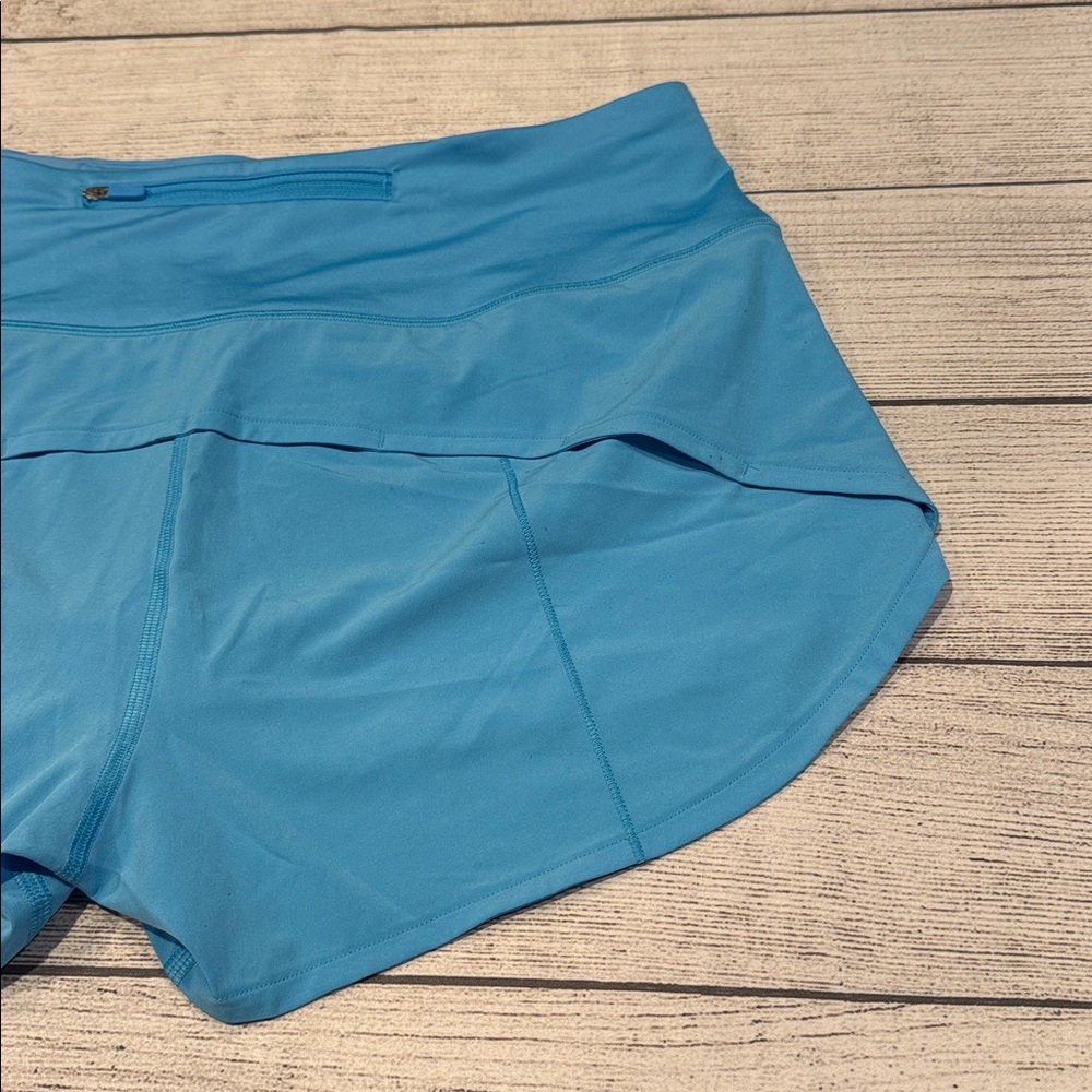 🍋Women’s Lululemon Speed Up High-Rise Lined Short 2.5" Size 10 turquoise W7BEXS🍋 - Picture 9 of 14